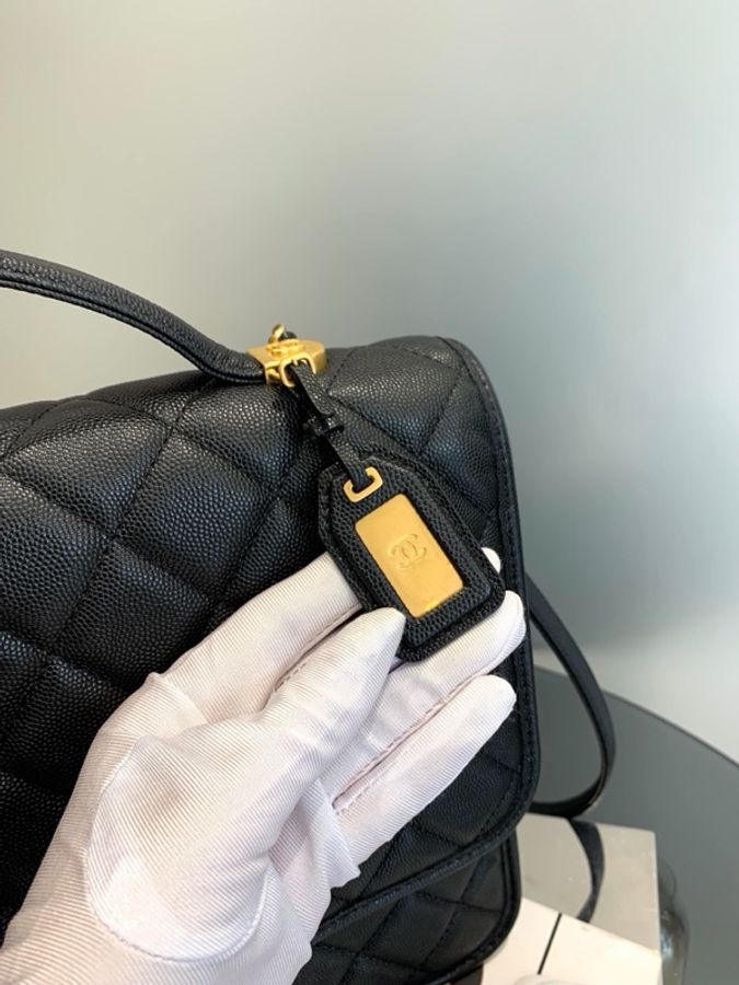 Chanel香奈儿 22k黑金鱼子酱双肩包-3