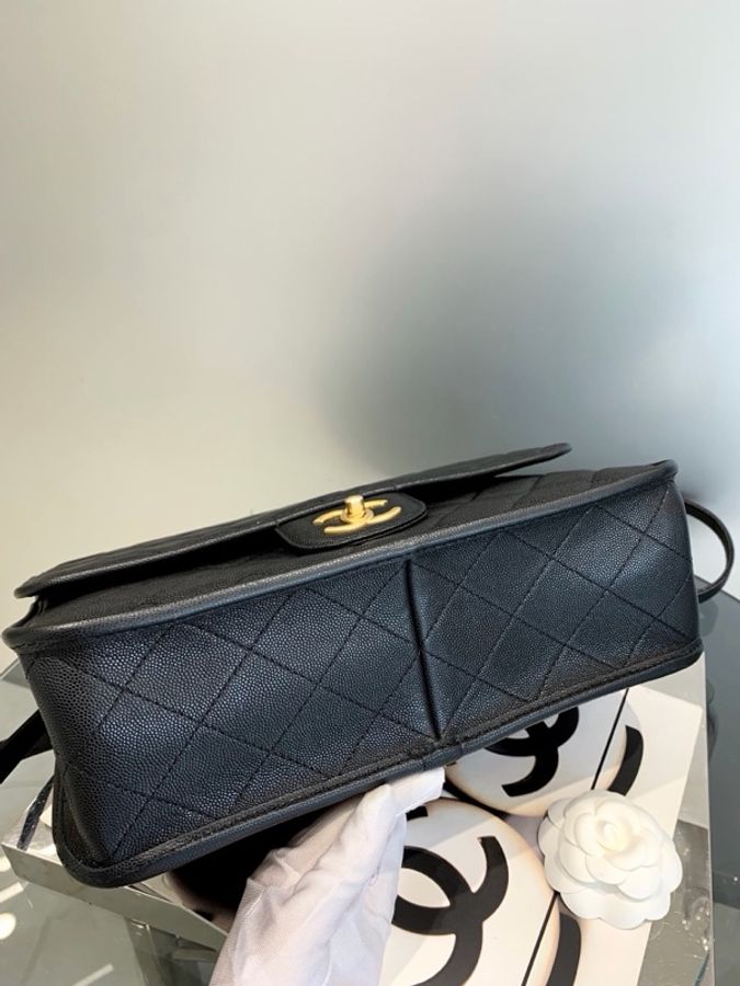 Chanel香奈儿 22k黑金鱼子酱双肩包-4