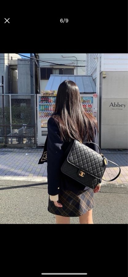 Chanel香奈儿 22k黑金鱼子酱双肩包-5