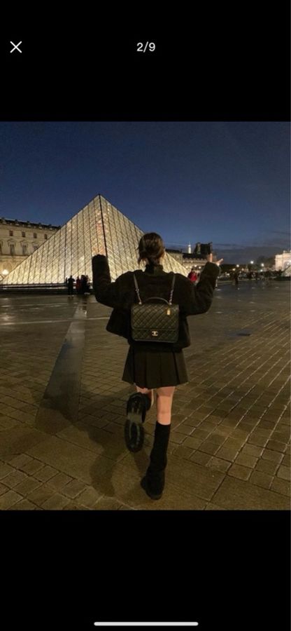 Chanel香奈儿 22k黑金鱼子酱双肩包-8
