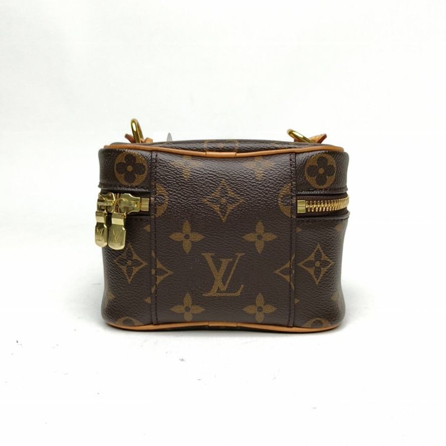 LOUIS VUITTON Nice化妝包Nano14老花PVC晶片肩背包-2