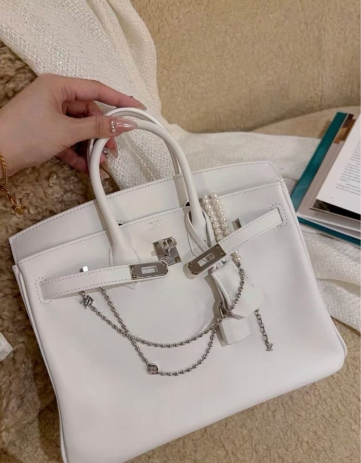 Hermès爱马仕 Birkin25 01纯白-3