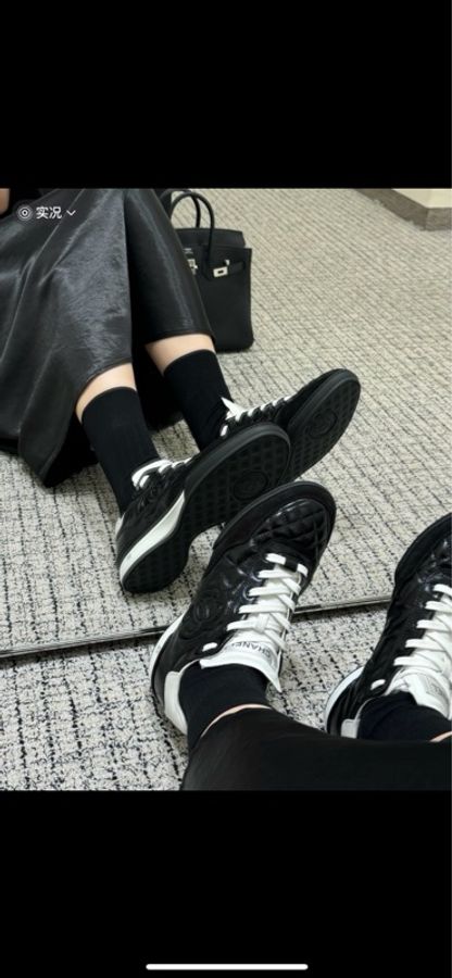 Chanel 香奈儿 26A 爆款黑白熊猫平底鞋-0