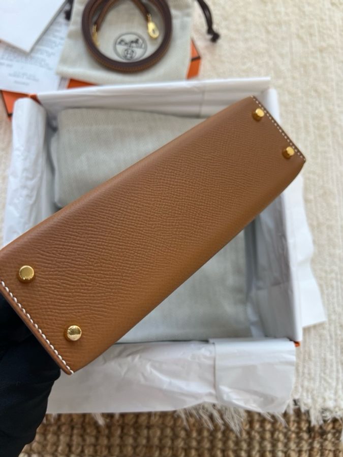 ✨愛馬仕Kelly金棕二代 Epsom皮 G刻 7.3日新鮮票-4