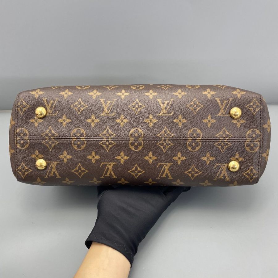 Louis Vuitton 維納斯老花拼黑 手提包肩背包-3