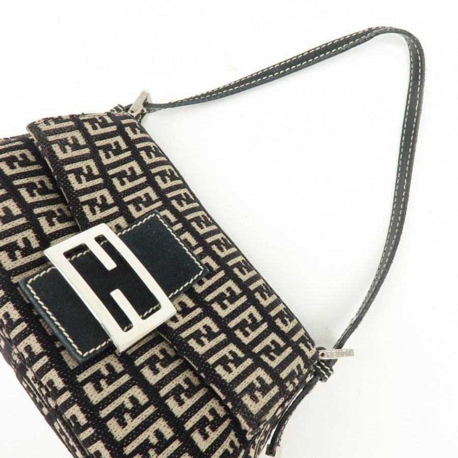 FENDI Vintage 針織款迷你胖法棍包-5