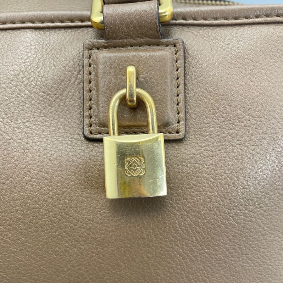 LOEWE 亞馬遜手提包棕色-5
