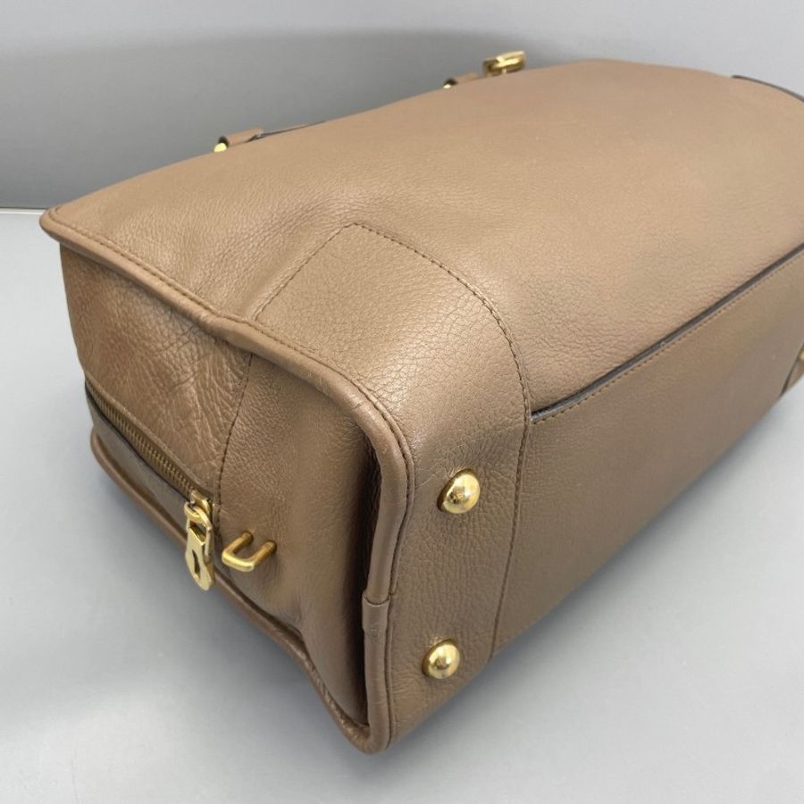 LOEWE 亞馬遜手提包棕色-6