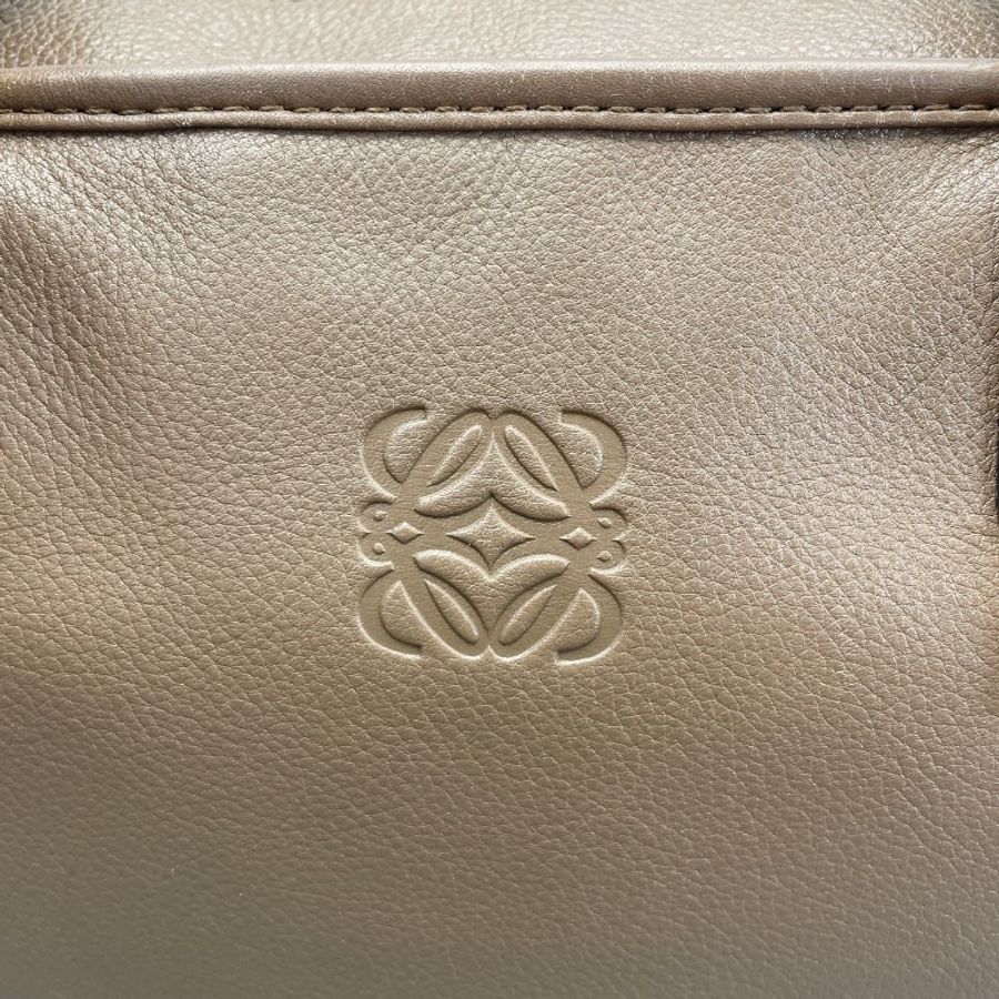 LOEWE 亞馬遜手提包棕色-7