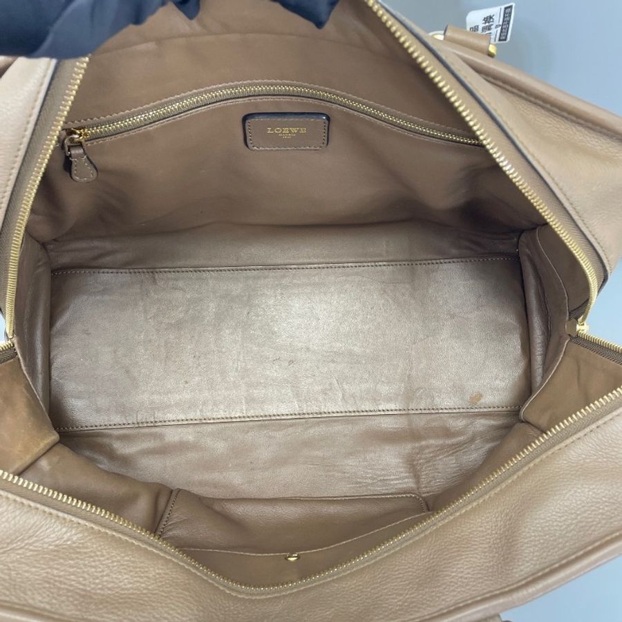LOEWE 亞馬遜手提包棕色-8