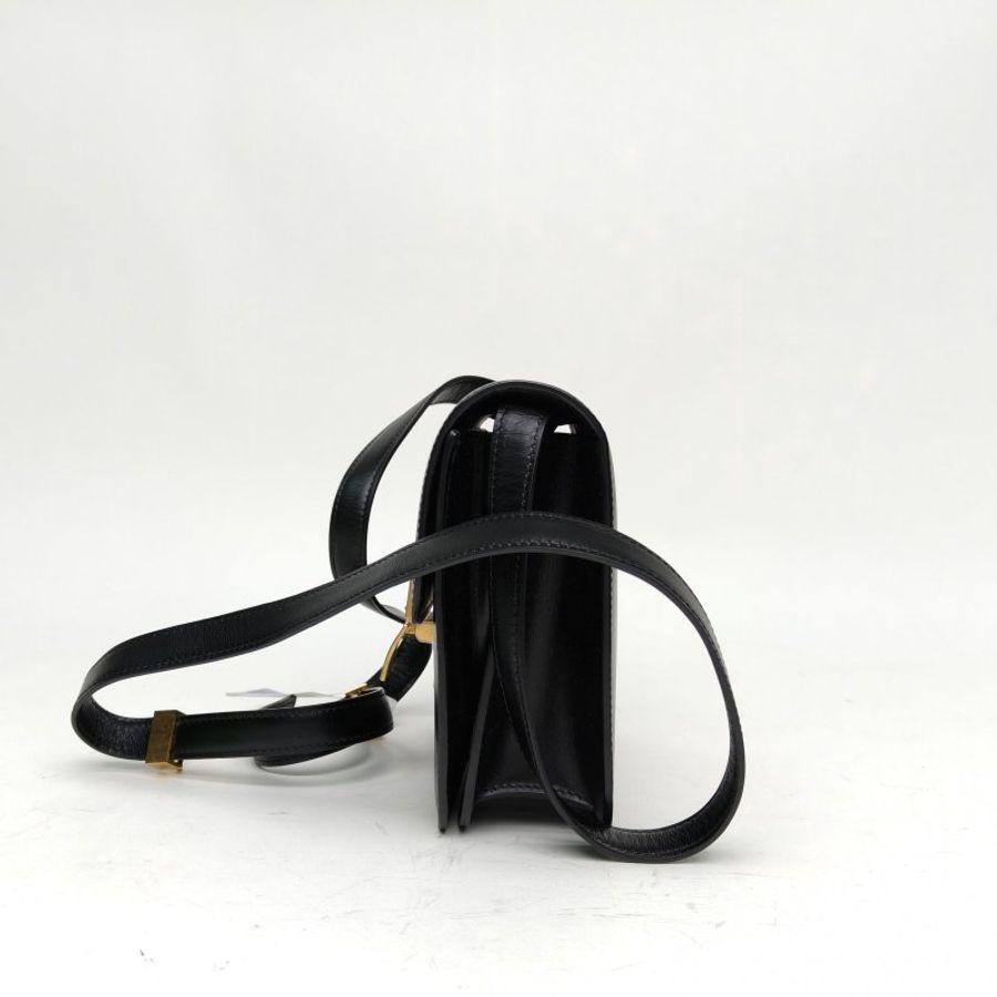 CELINE ClassicBoxTeen黑色牛皮肩背包-1