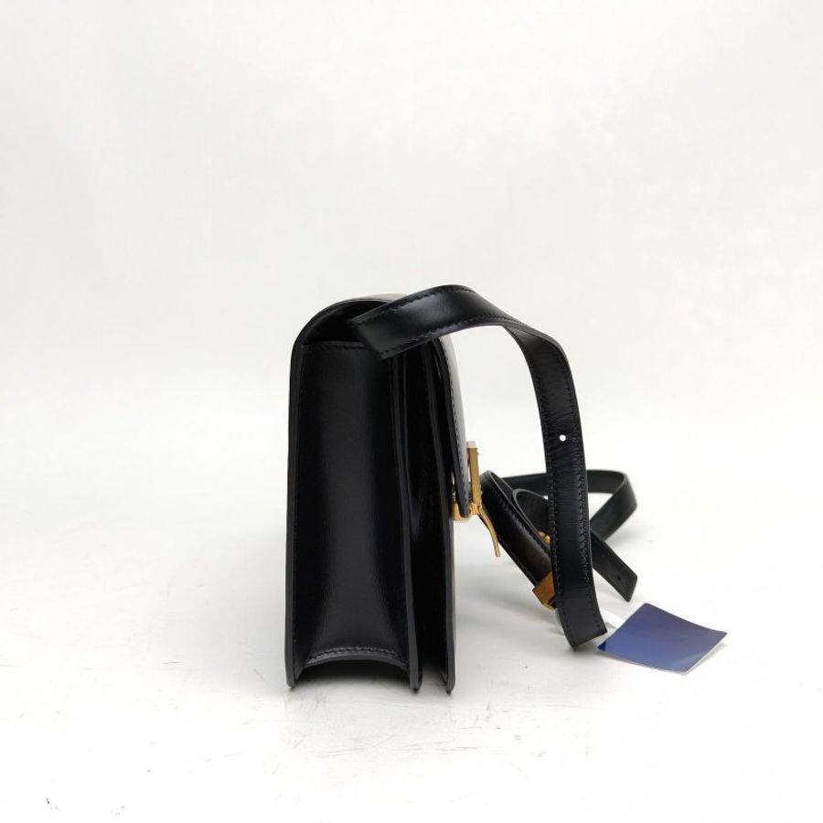 CELINE ClassicBoxTeen黑色牛皮肩背包-3