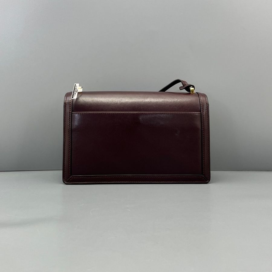 LOEWE 巴塞隆納中號酒紅色 肩背包斜背包-1