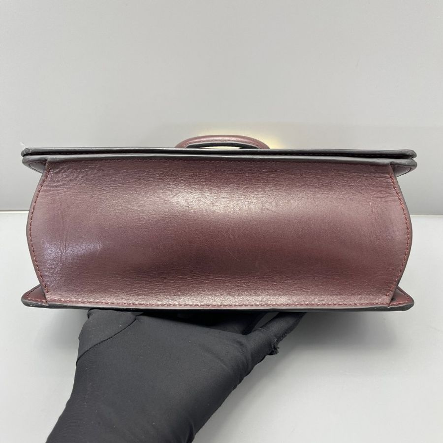 LOEWE 巴塞隆納中號酒紅色 肩背包斜背包-3