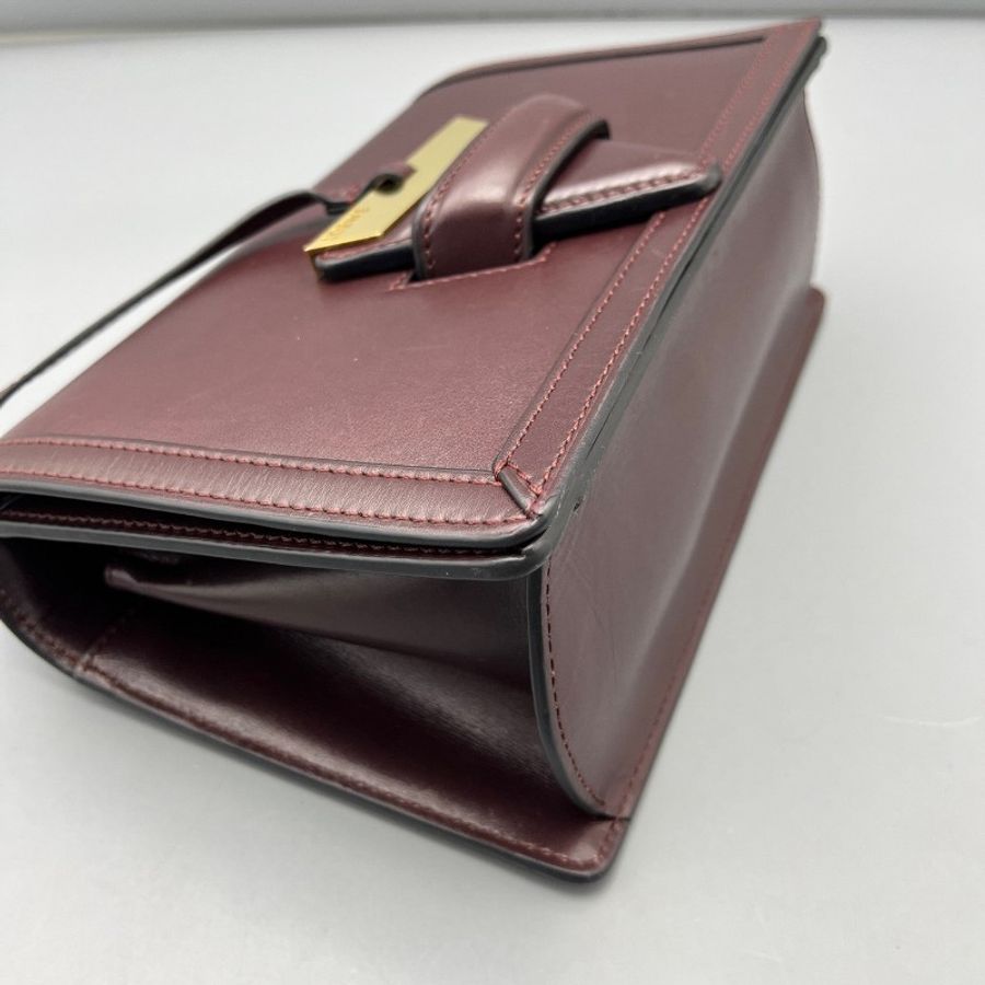 LOEWE 巴塞隆納中號酒紅色 肩背包斜背包-4