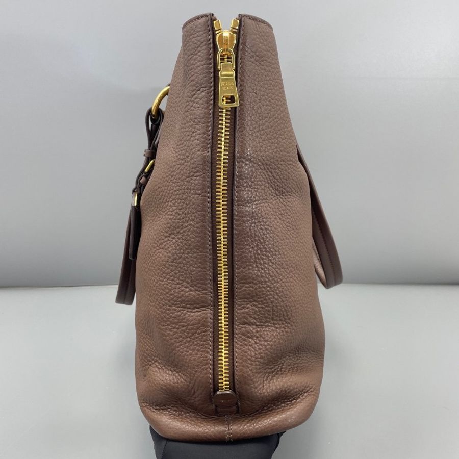 Prada 手提包托特包棕色肩背包-2