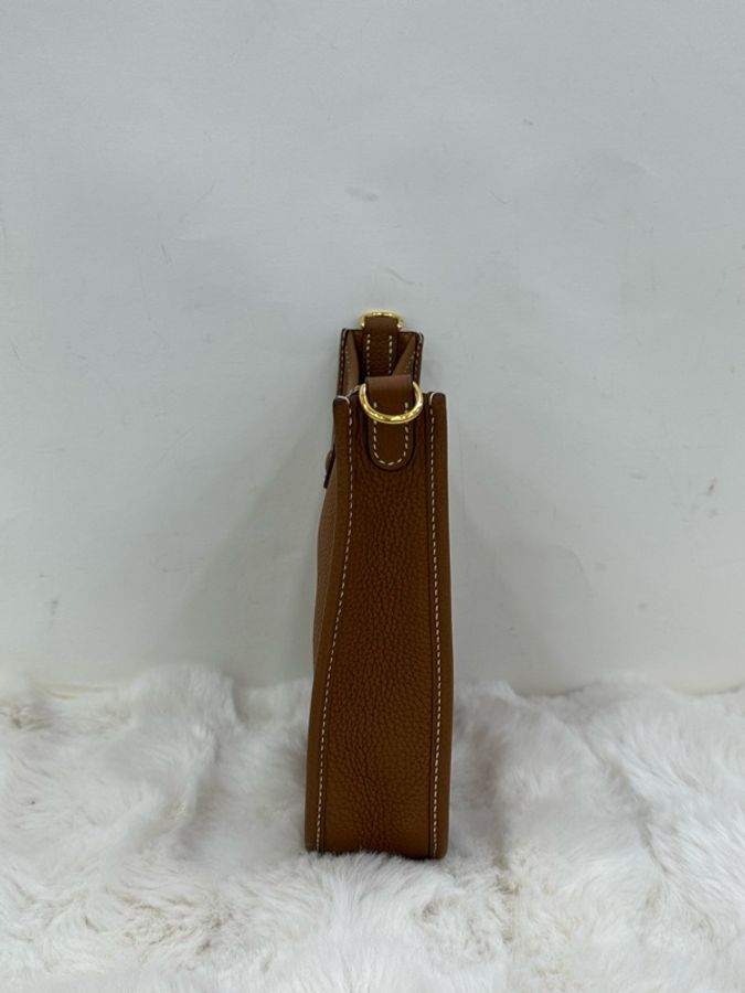 Hermes 愛馬仕 mini evelyne 金金 U刻-4