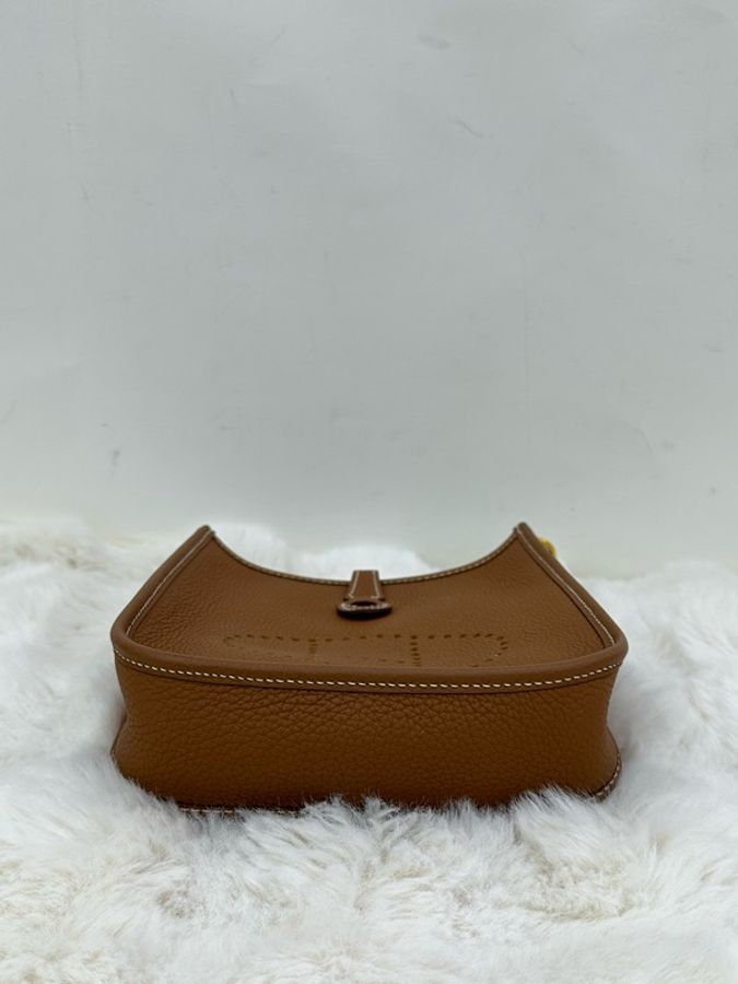 Hermes 愛馬仕 mini evelyne 金金 U刻-5