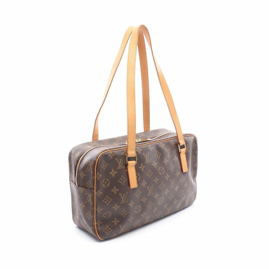 路易威登 LOUIS VUITTON Cite GM 單肩包手提包 塗層帆布皮革 Monogram 女士棕色 M51181-1