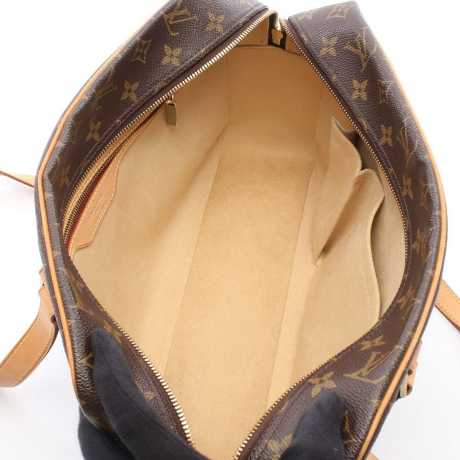 路易威登 LOUIS VUITTON Cite GM 單肩包手提包 塗層帆布皮革 Monogram 女士棕色 M51181-2