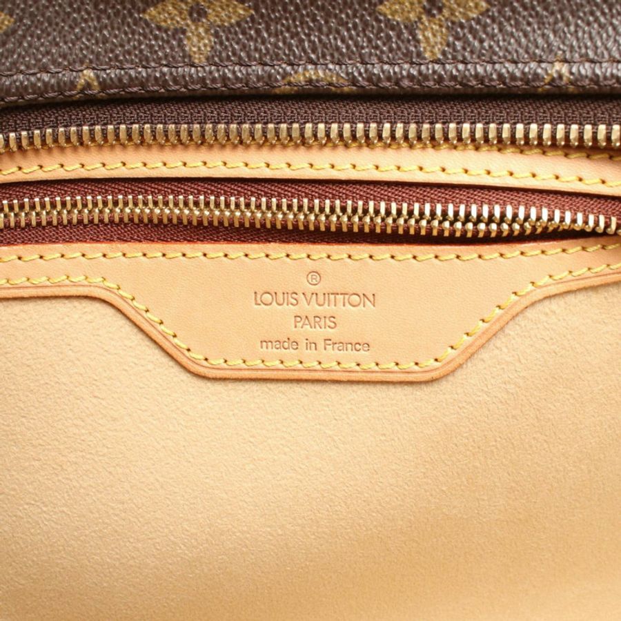 路易威登 LOUIS VUITTON Cite GM 單肩包手提包 塗層帆布皮革 Monogram 女士棕色 M51181-3
