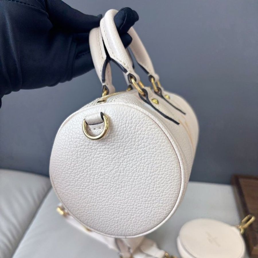 芯片款 路易威登/Louis Vuitton 芭比龍BB 全皮圓桶包-2