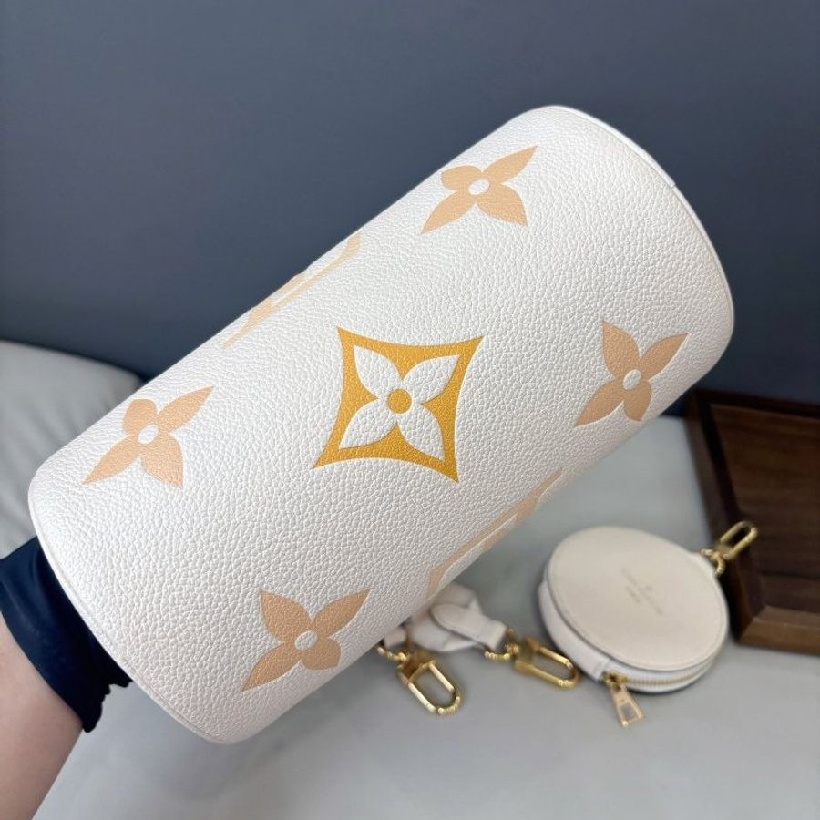 芯片款 路易威登/Louis Vuitton 芭比龍BB 全皮圓桶包-7