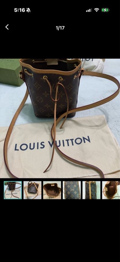 Louis Vuitton LV NANO NOE 迷你水桶包 盒裝-1