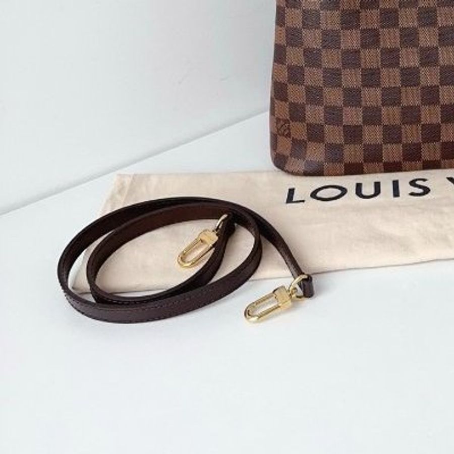 路易威登/Louis Vuitton Kensington肯辛頓 棕棋盤格手提包-11