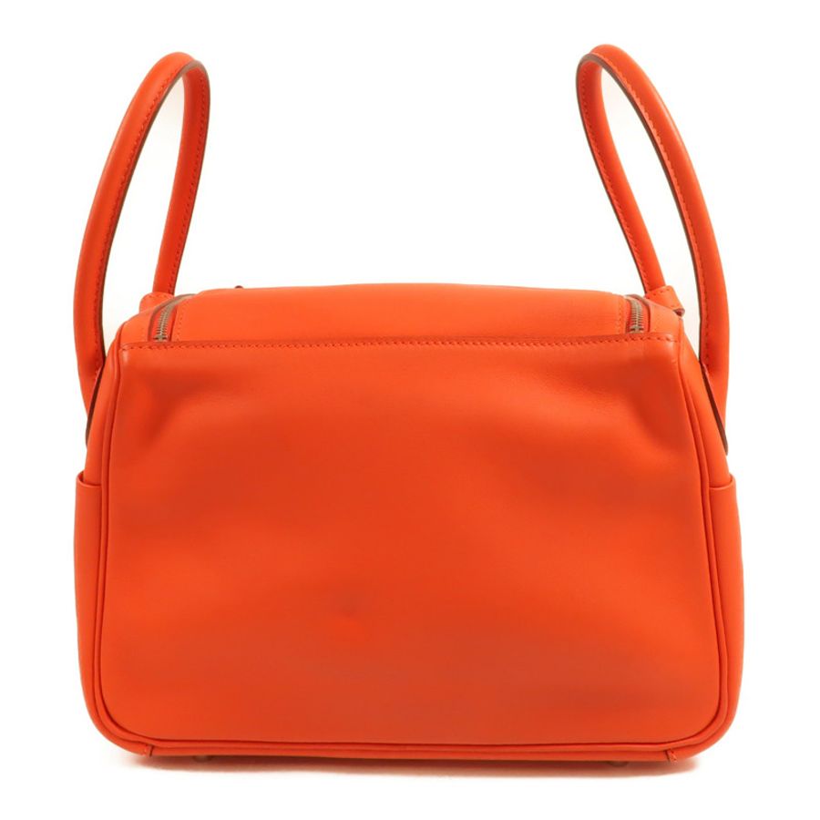 HERMES Swift皮革Lindy 26手挽肩背兩用袋Red-1