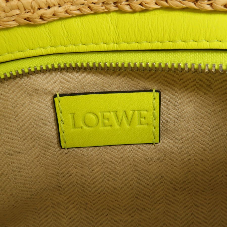 LOEWE Raffia Slit Pochette肩背袋-6