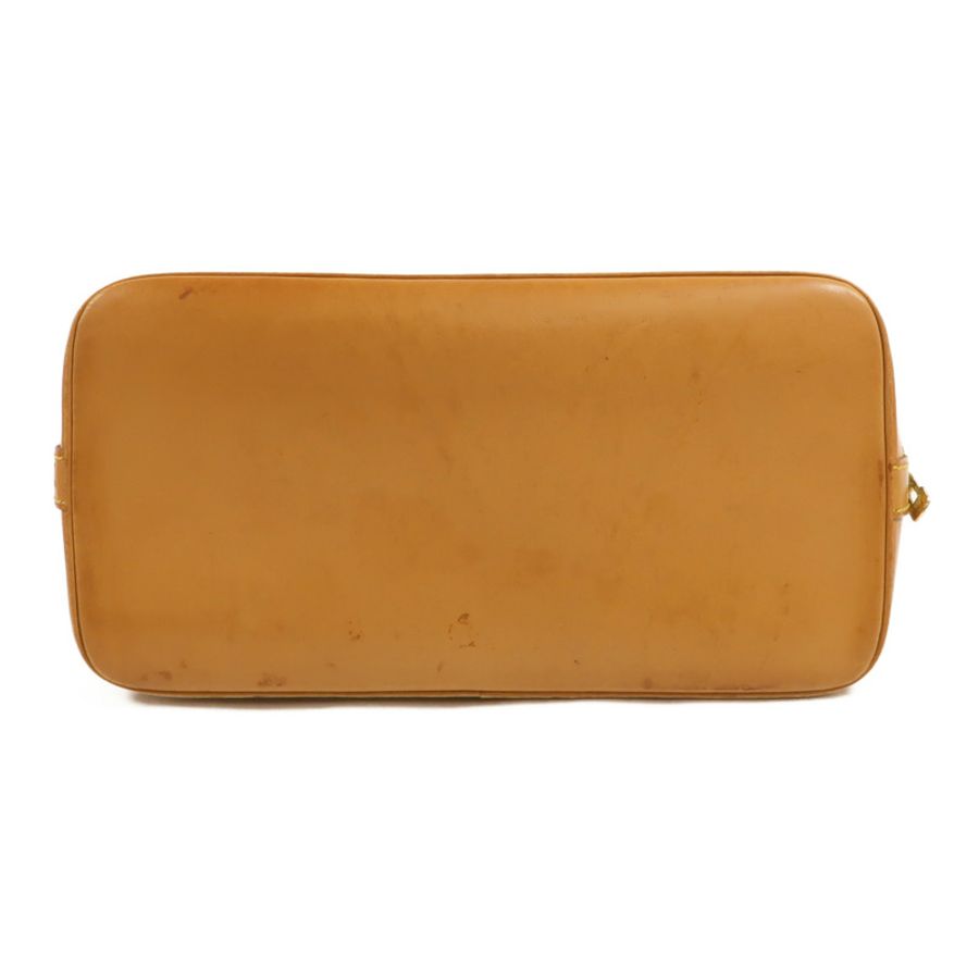 LOUIS VUITTON Monogram Alma金扣手挽袋棕色-3