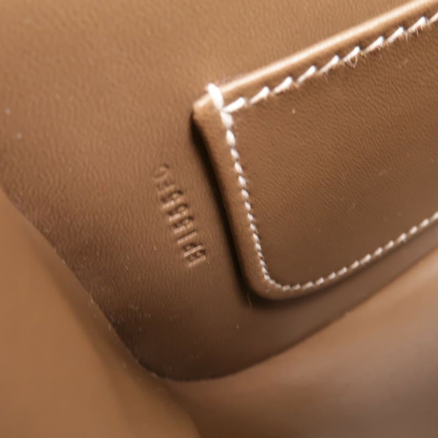 HERMES Swift皮革Della Cavalleria Elan肩背袋Etoupe-8