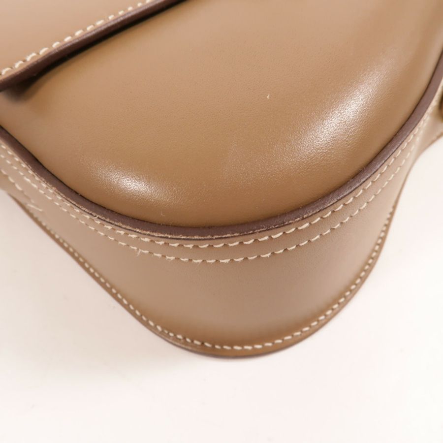 HERMES Swift皮革Della Cavalleria Elan肩背袋Etoupe-11