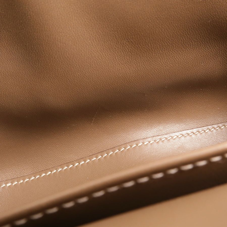 HERMES Swift皮革Della Cavalleria Elan肩背袋Etoupe-14