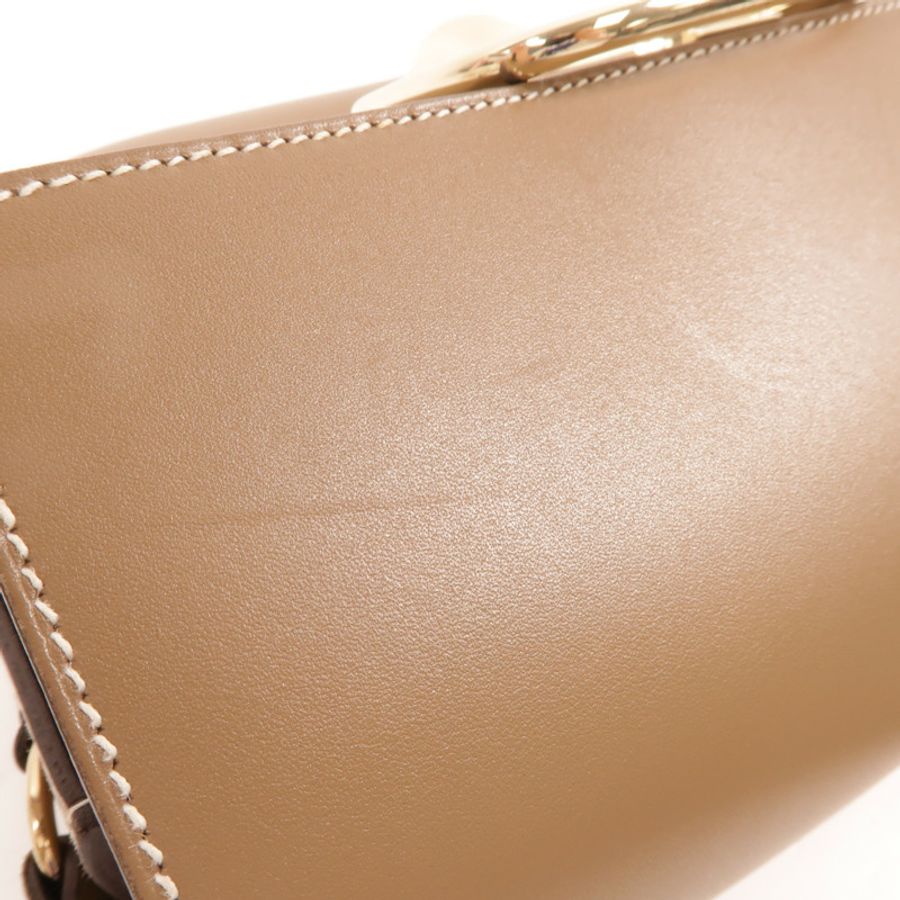 HERMES Swift皮革Della Cavalleria Elan肩背袋Etoupe-15