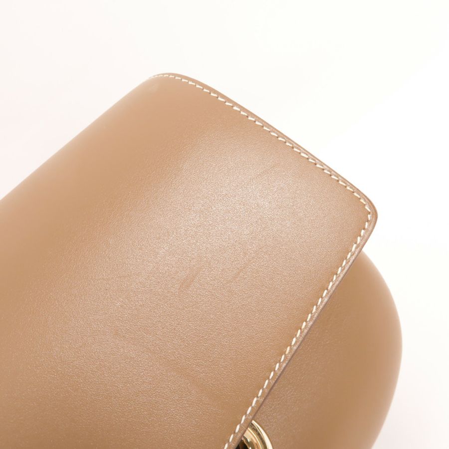 HERMES Swift皮革Della Cavalleria Elan肩背袋Etoupe-17