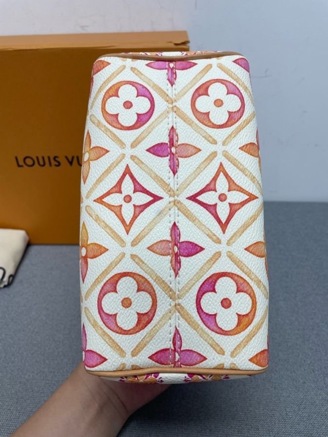 LV speedy20春夏炫彩系列,寬肩帶晶片款-4