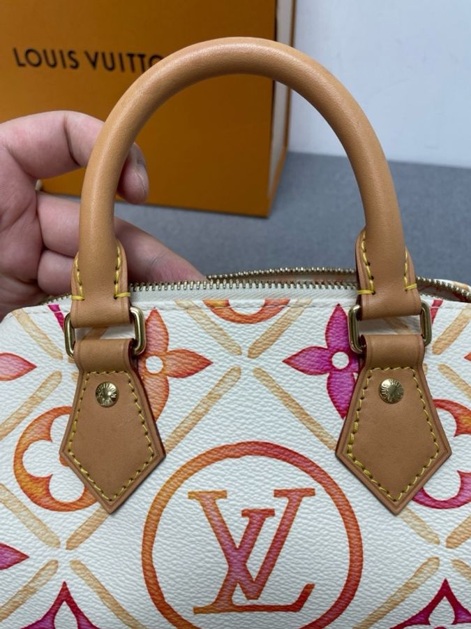 LV speedy20春夏炫彩系列,寬肩帶晶片款-8