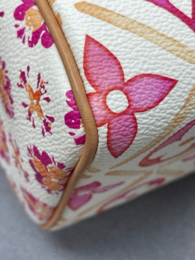 LV speedy20春夏炫彩系列,寬肩帶晶片款-11
