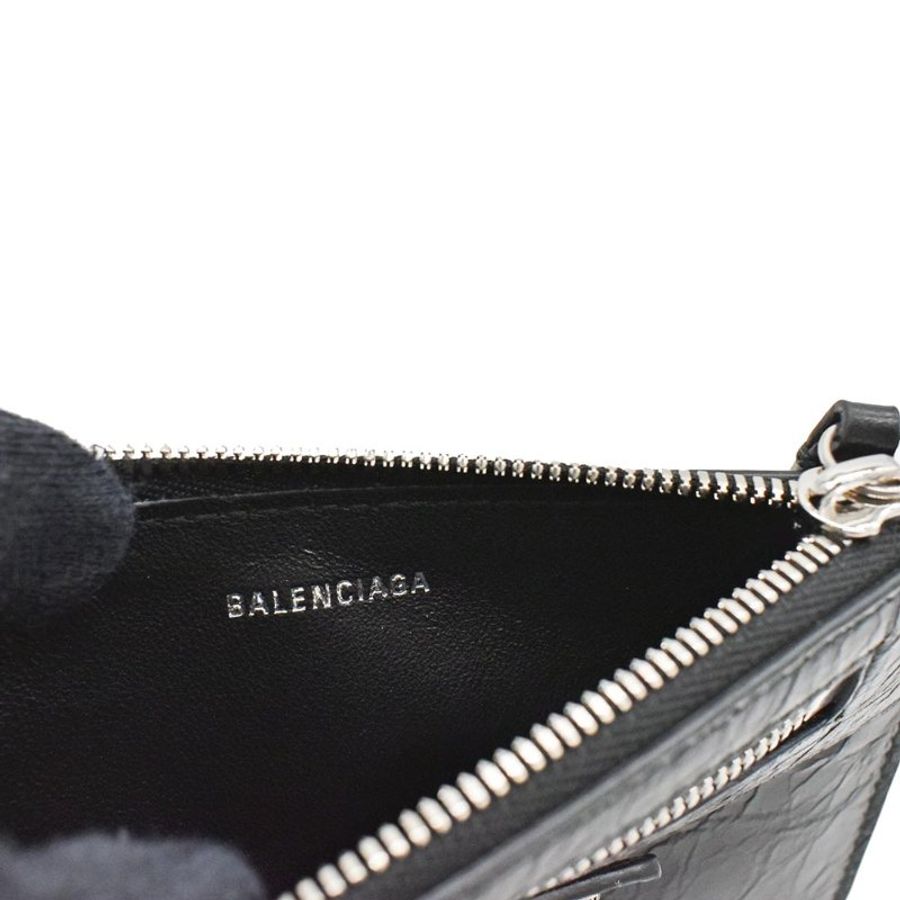 【門市全新現貨】BALENCIAGA巴黎世家 Le Cagole 經典鉚釘皮革零錢包 卡夾(附原廠紙盒、防塵袋)-4