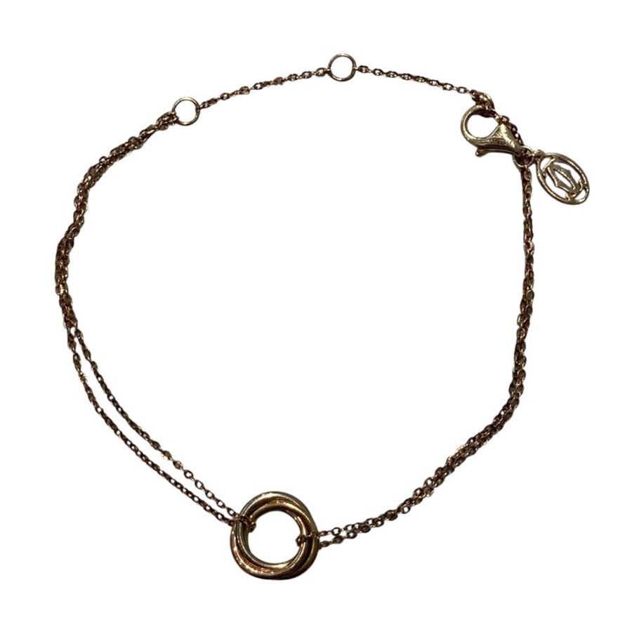 CARTIER 卡地亞 三環手環 AU750 2.12G 18K金-2