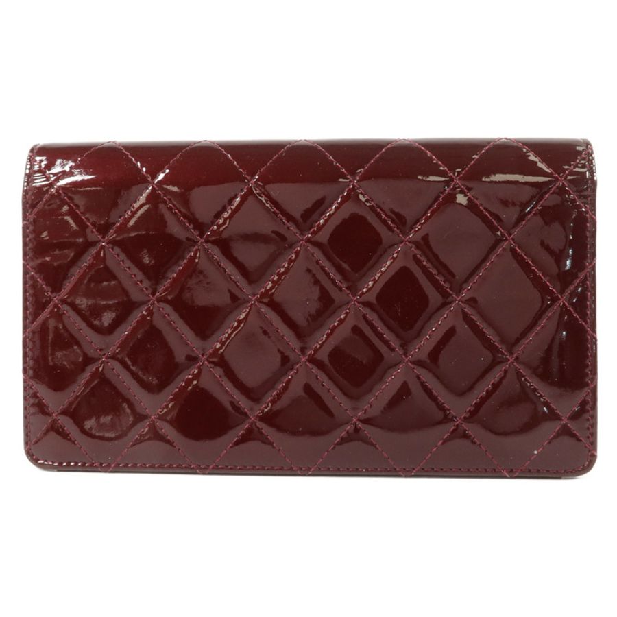 CHANEL 漆皮皮革Long Wallet長錢包-1