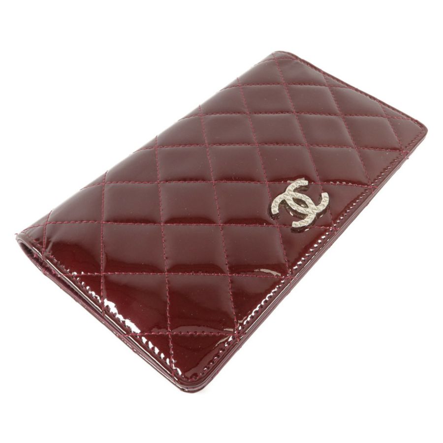 CHANEL 漆皮皮革Long Wallet長錢包-2