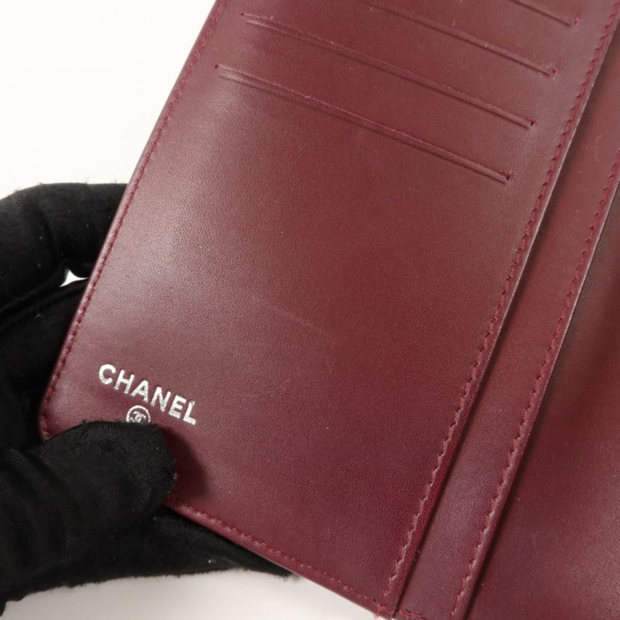 CHANEL 漆皮皮革Long Wallet長錢包-18