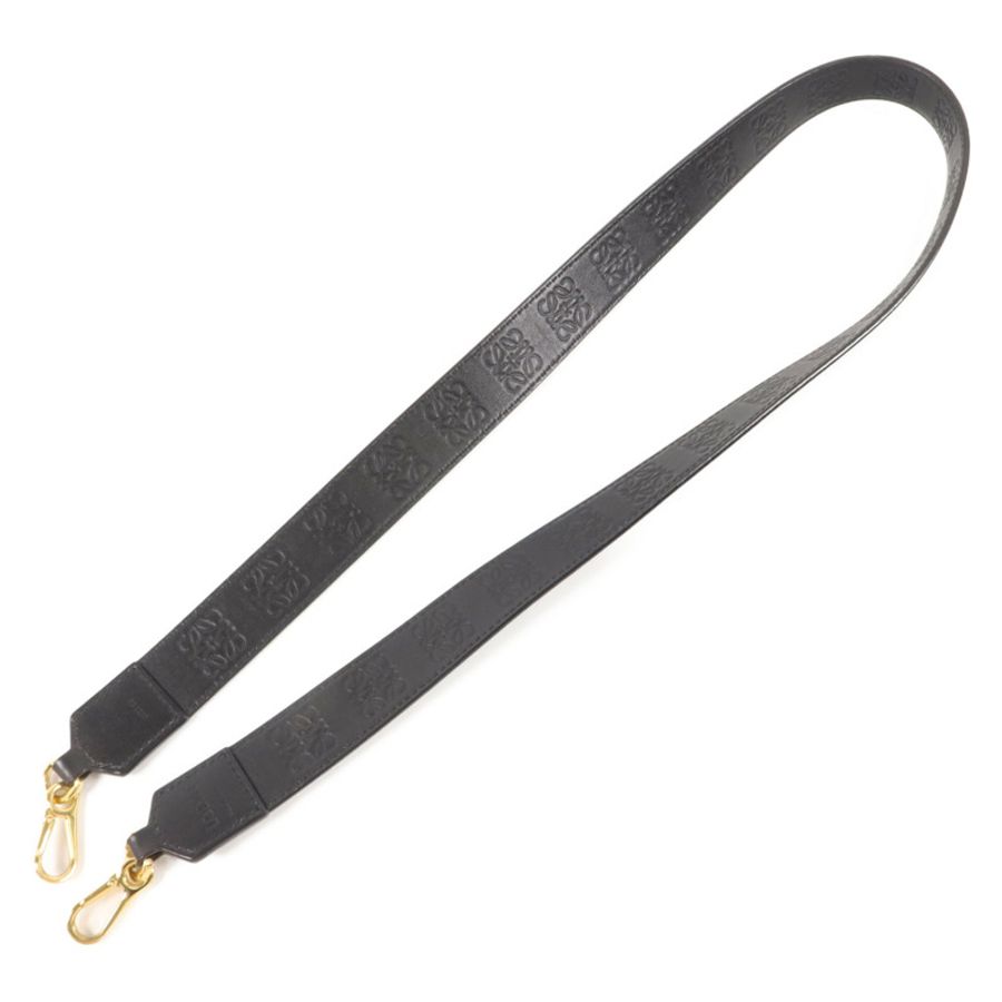 LOEWE 牛皮皮革Anagram Strap肩帶-1