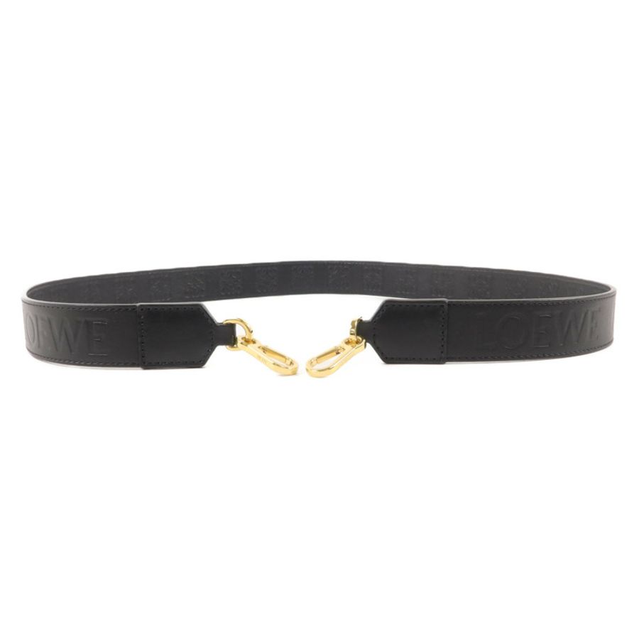 LOEWE 牛皮皮革Anagram Strap肩帶-3