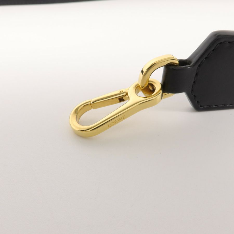 LOEWE 牛皮皮革Anagram Strap肩帶-7