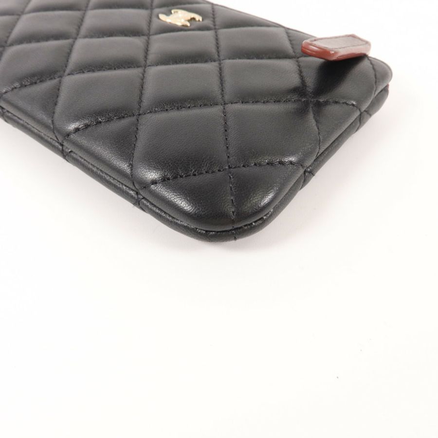CHANEL 羊皮皮革Classic Mini Pouch小袋-11