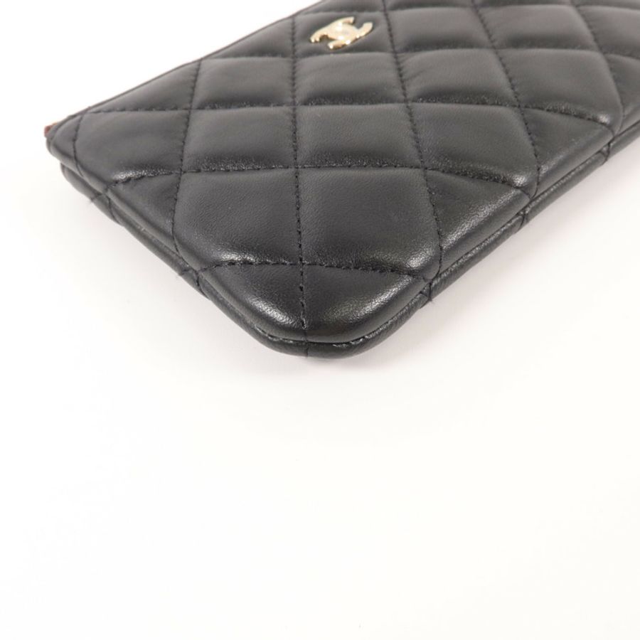 CHANEL 羊皮皮革Classic Mini Pouch小袋-12